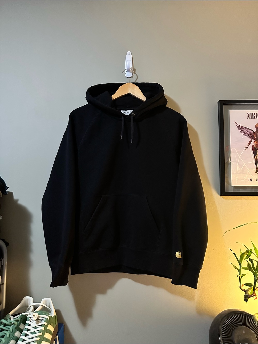 Carhartt WIP Black Pullover Hoodie